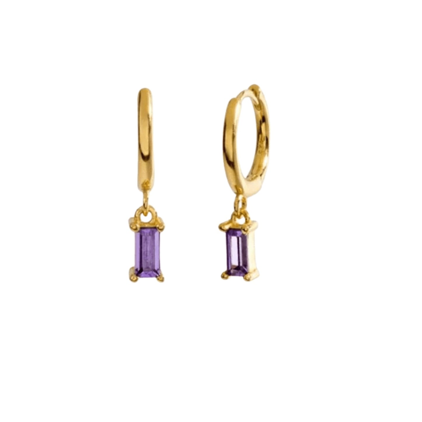 Classic Huggie hoops-3