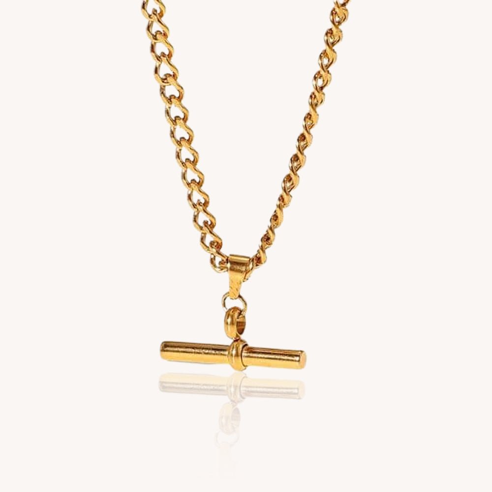 T Bar Necklace-0