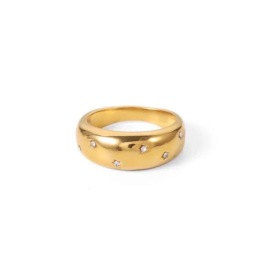 Reeva Dome Ring Gold-1