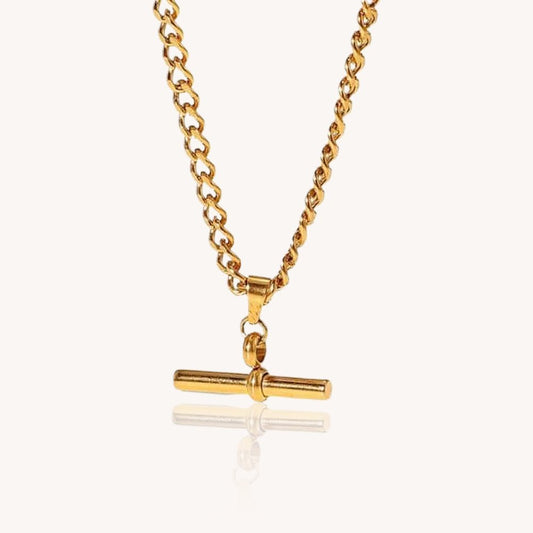 T Bar Necklace-0