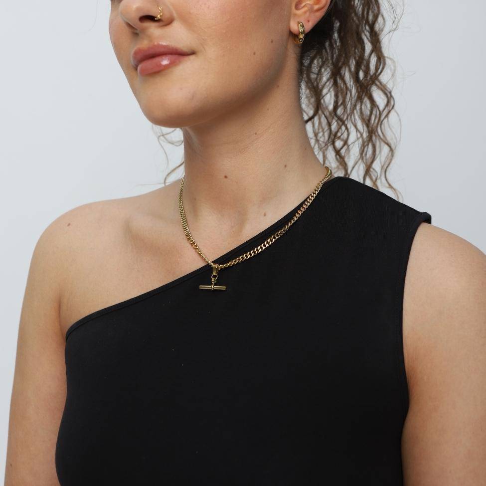 T Bar Necklace-2